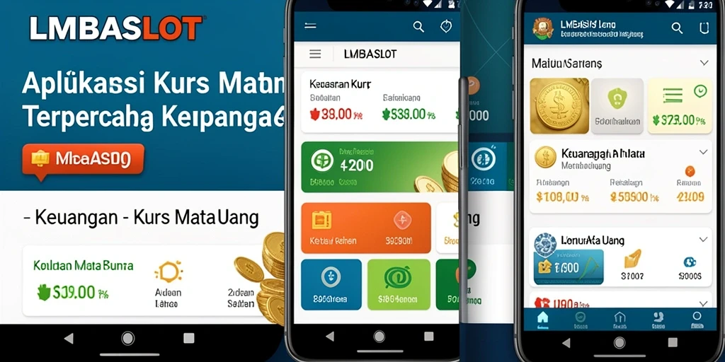 Antarmuka utama LMBASLOT menampilkan kurs mata uang dengan jelas.